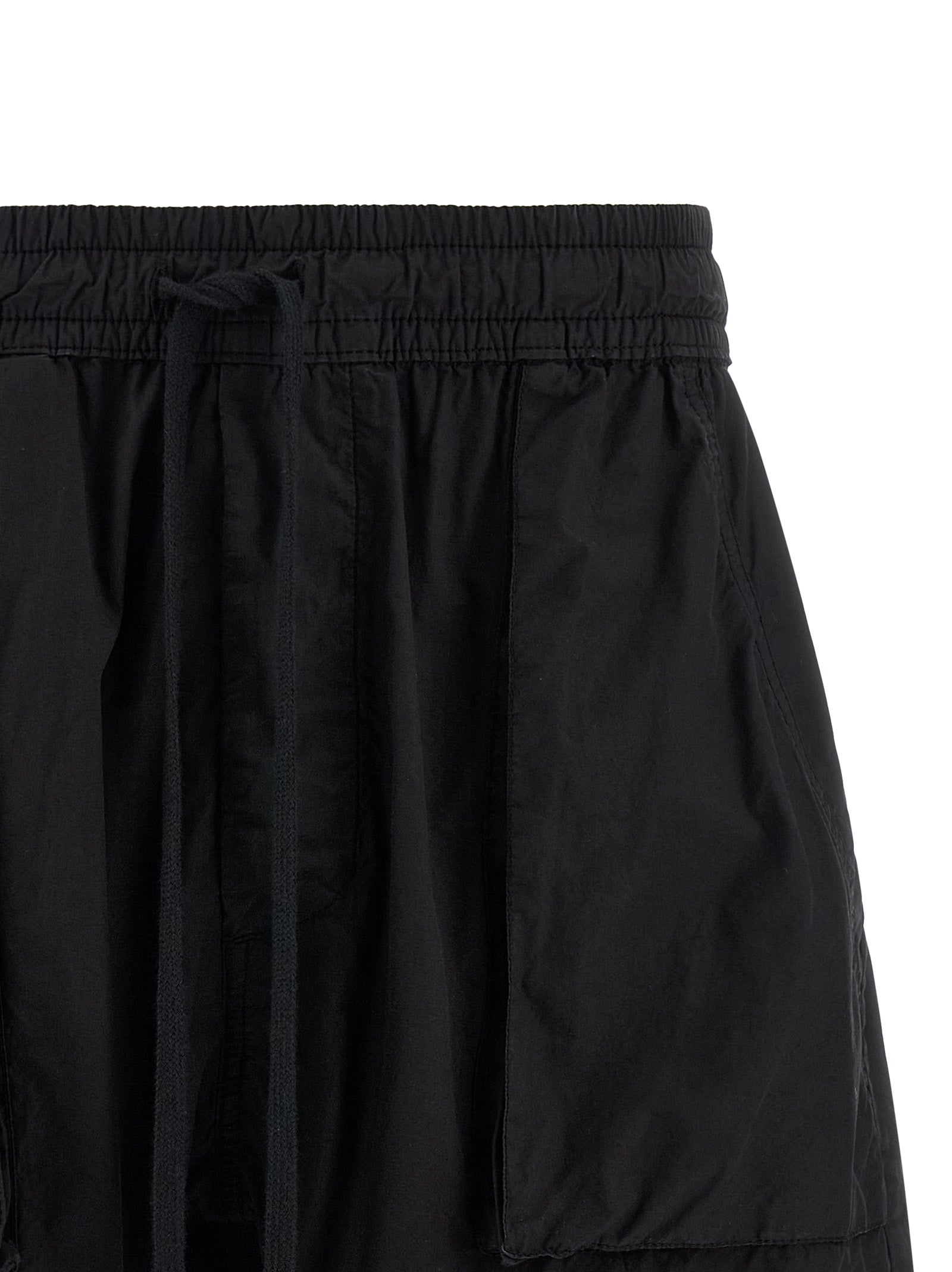 Thom Krom Black Organic Cotton Bermuda Shorts