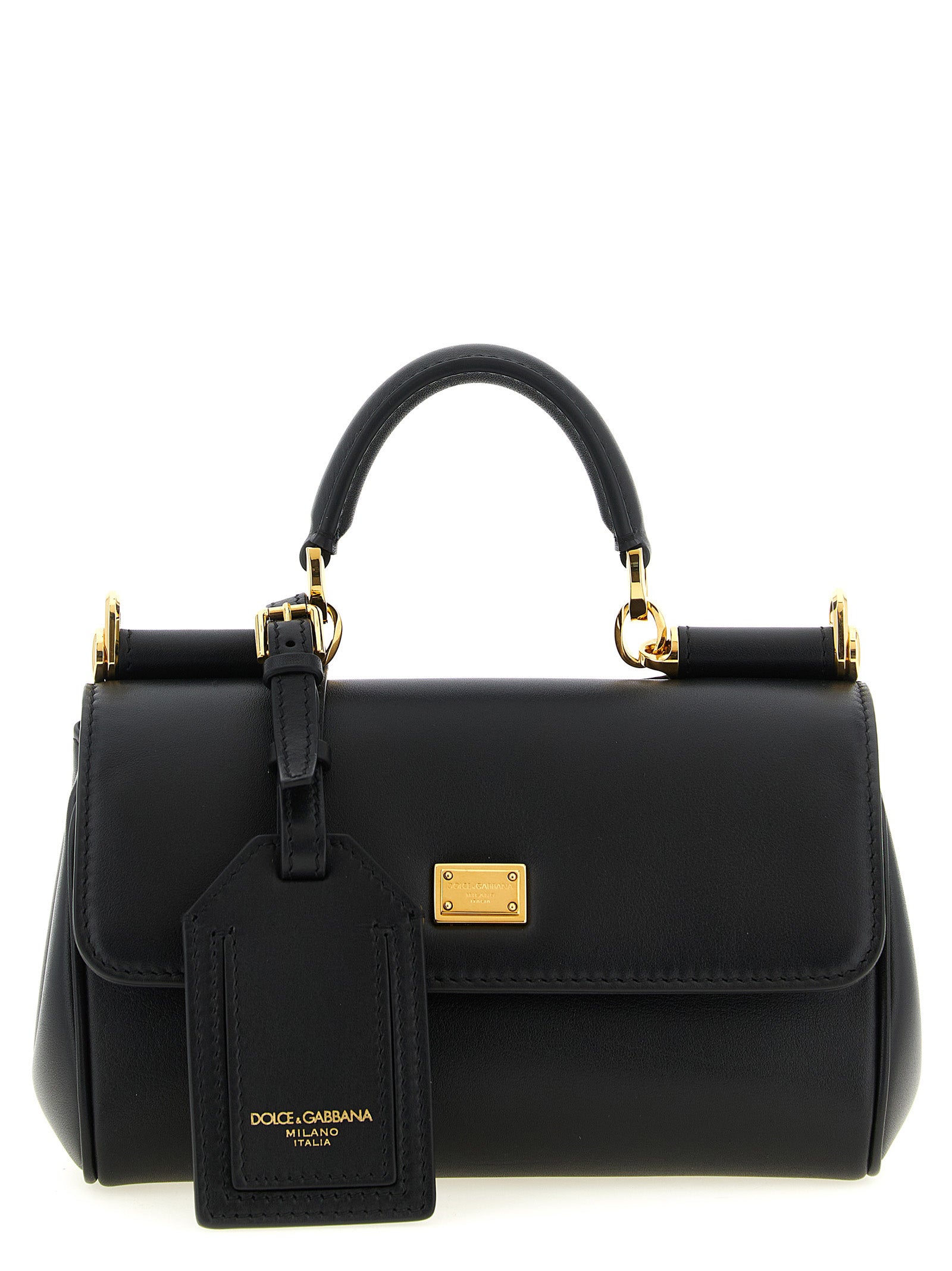 Dolce & Gabbana Black Calfskin Handbag