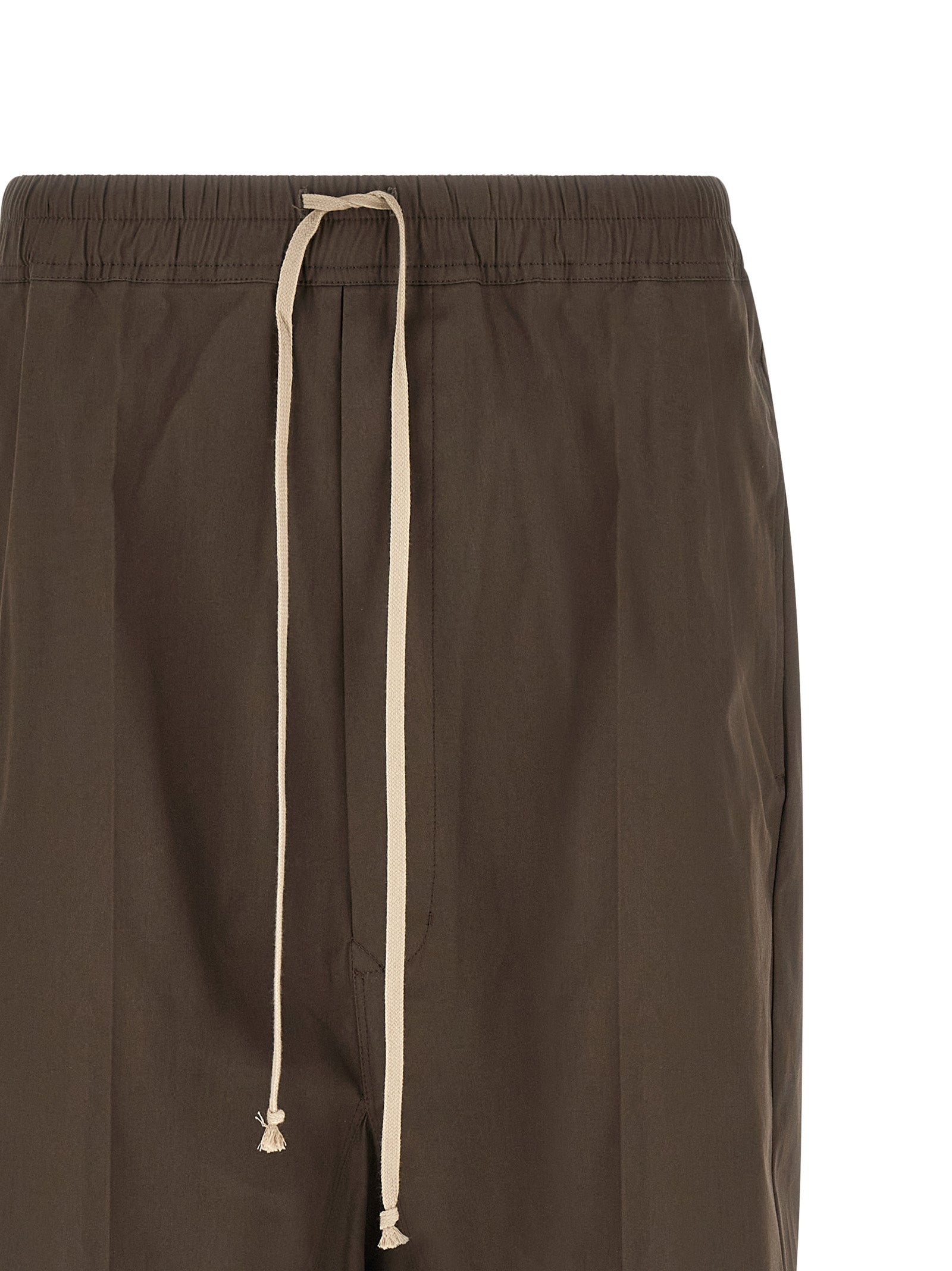 Rick Owens Brown Cotton Bermuda Shorts