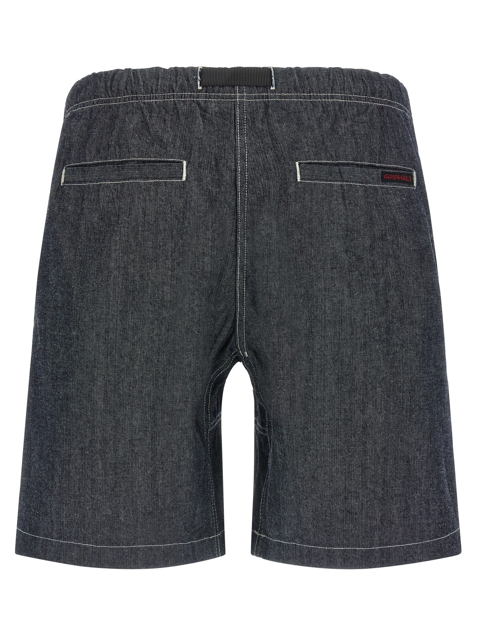 Gramicci Blue Cotton Bermuda Shorts