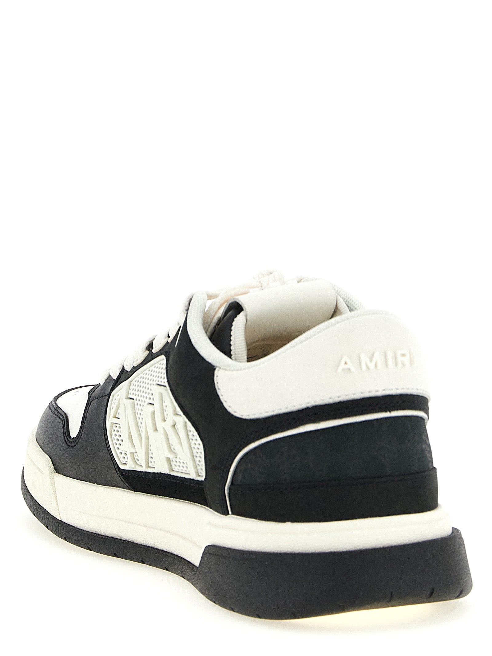 Amiri Bicolor Calfskin Low Top Sneakers