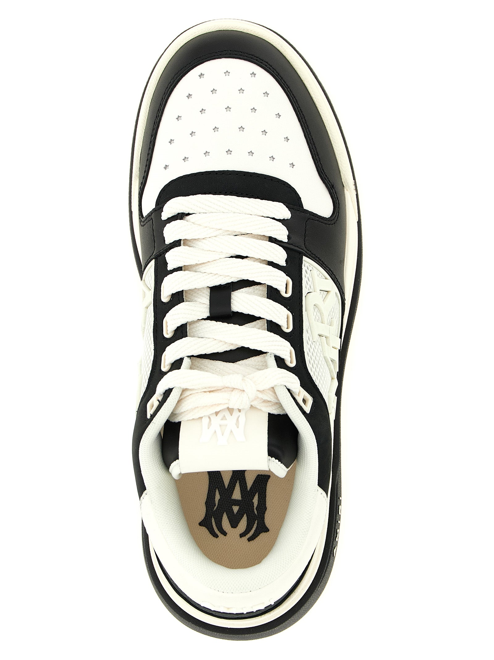 Amiri Bicolor Calfskin Low Top Sneakers