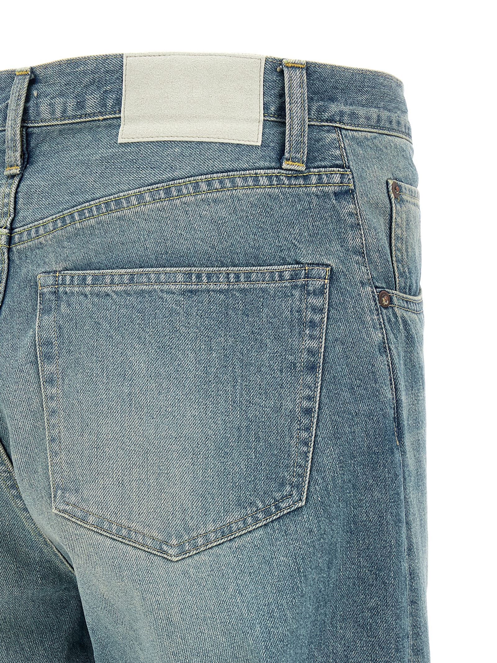 SSSTEIN Blue Cotton Jeans Denim