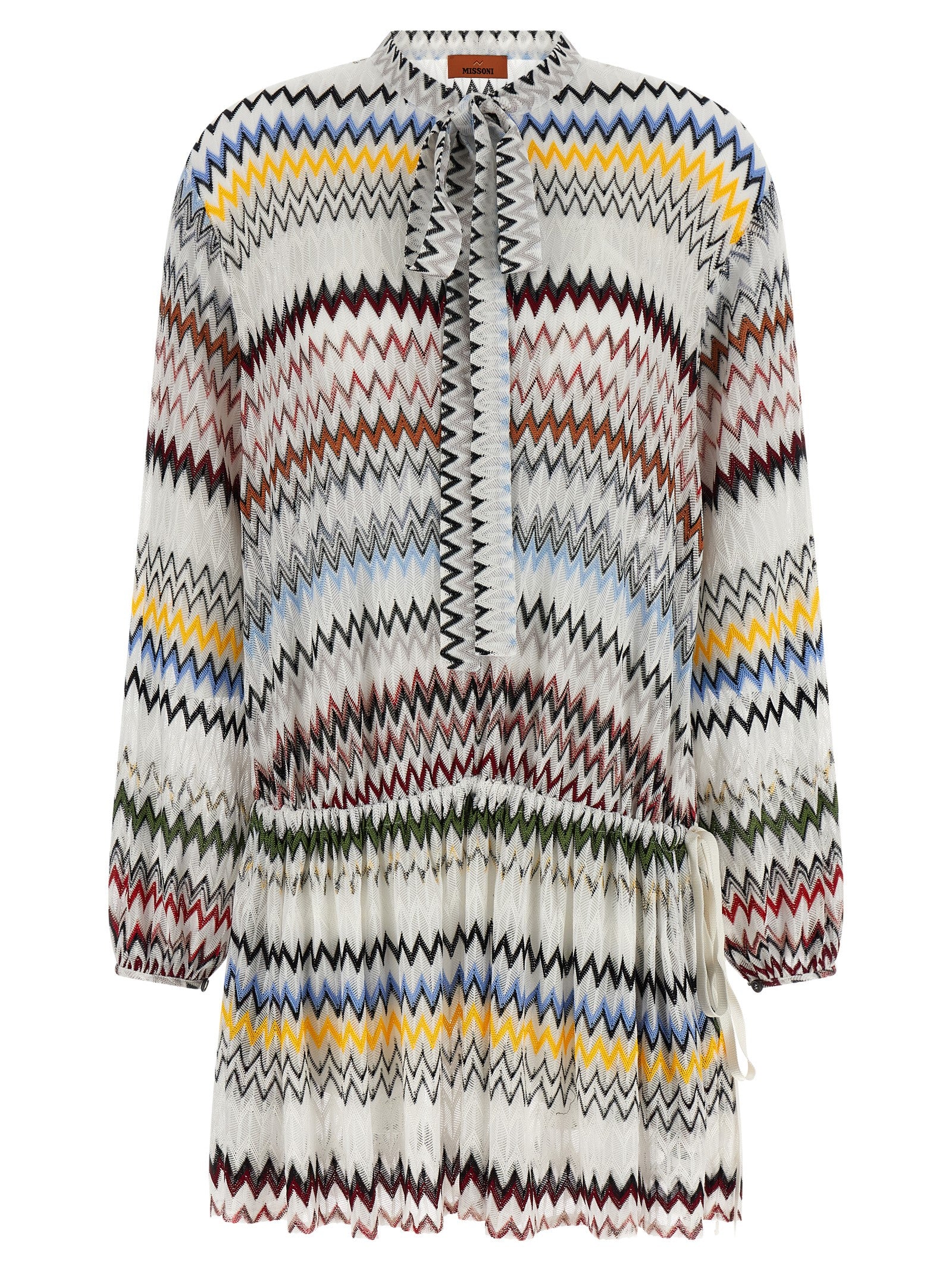 Missoni White Viscose Short Dress