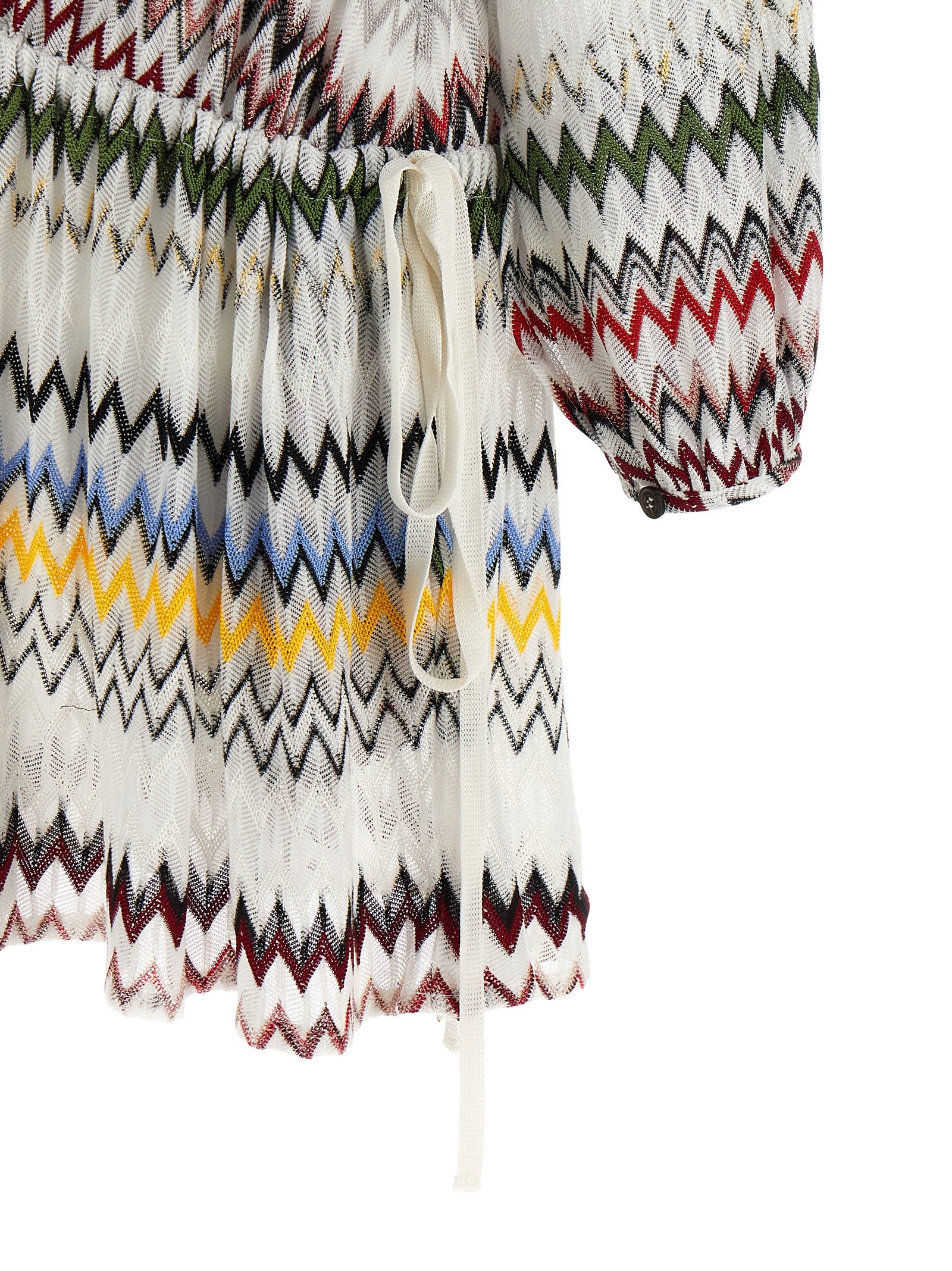 Missoni White Viscose Short Dress