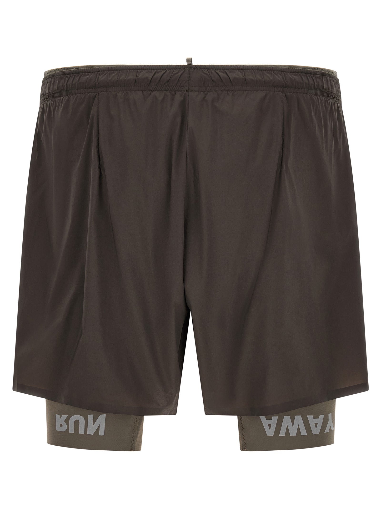 SATISFY Gray Nylon Bermuda Shorts