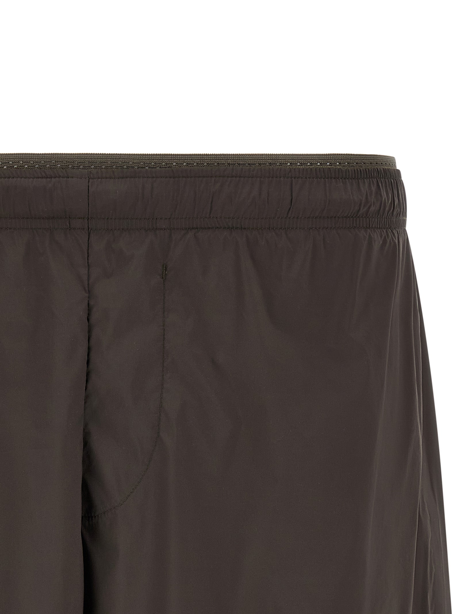 SATISFY Gray Nylon Bermuda Shorts