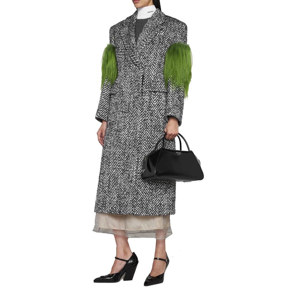 Prada Gray Wool Coat