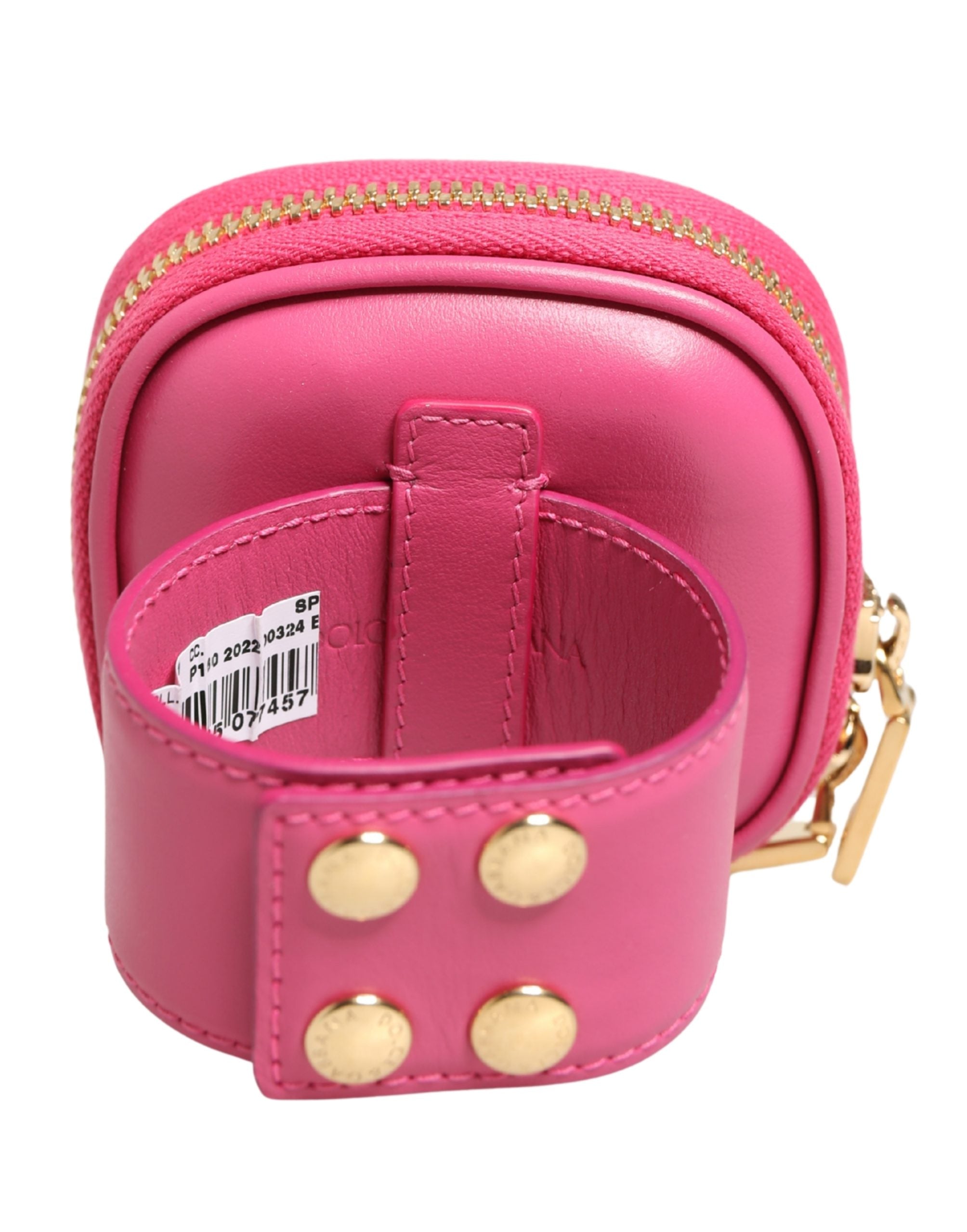 Dolce & Gabbana Pink Calf Leather DG Logo MULTIFUNCTIONAL KIT Borse Bag