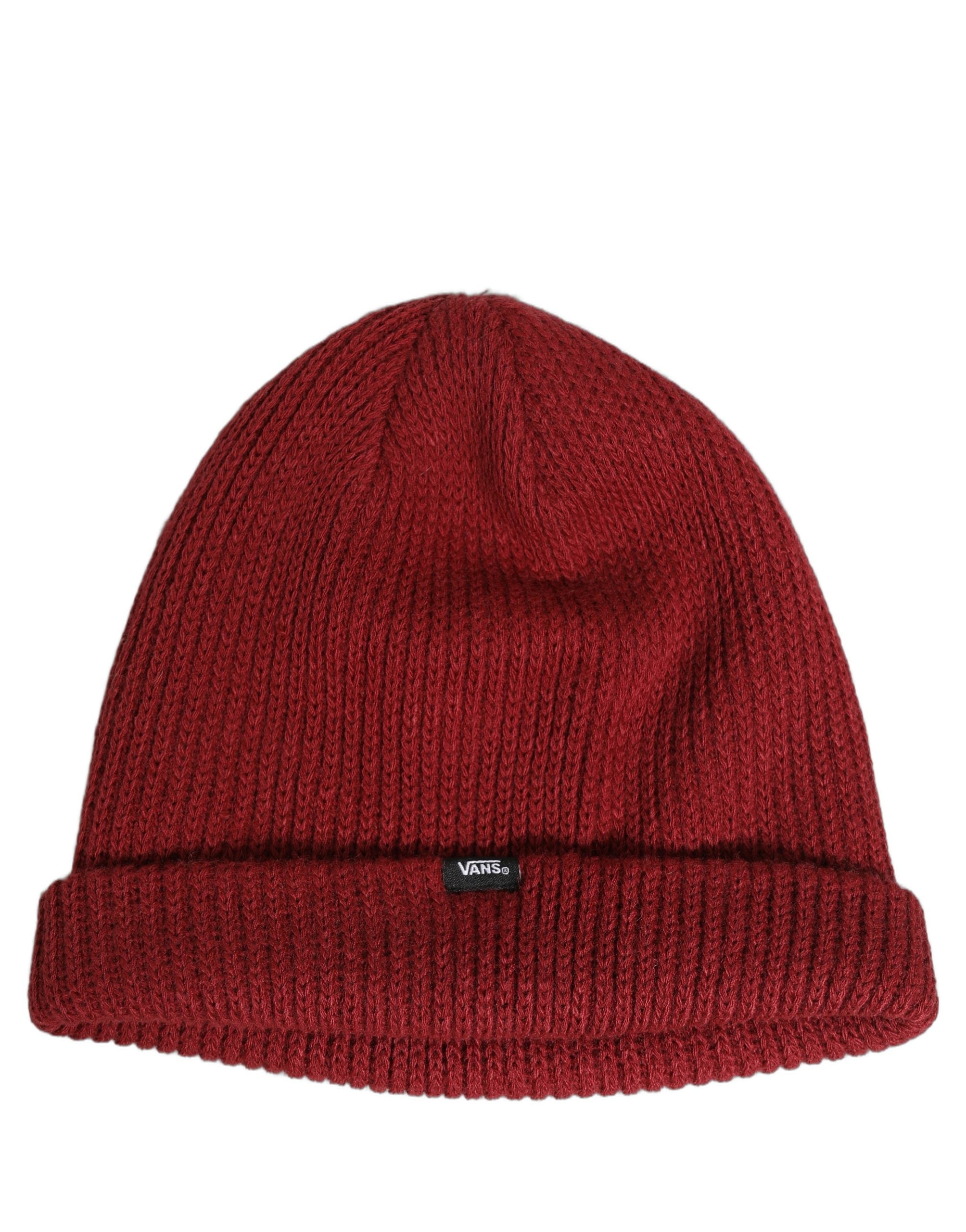 Vans Women Bordeaux Wool Knitted Winter Beanie Capello Hat