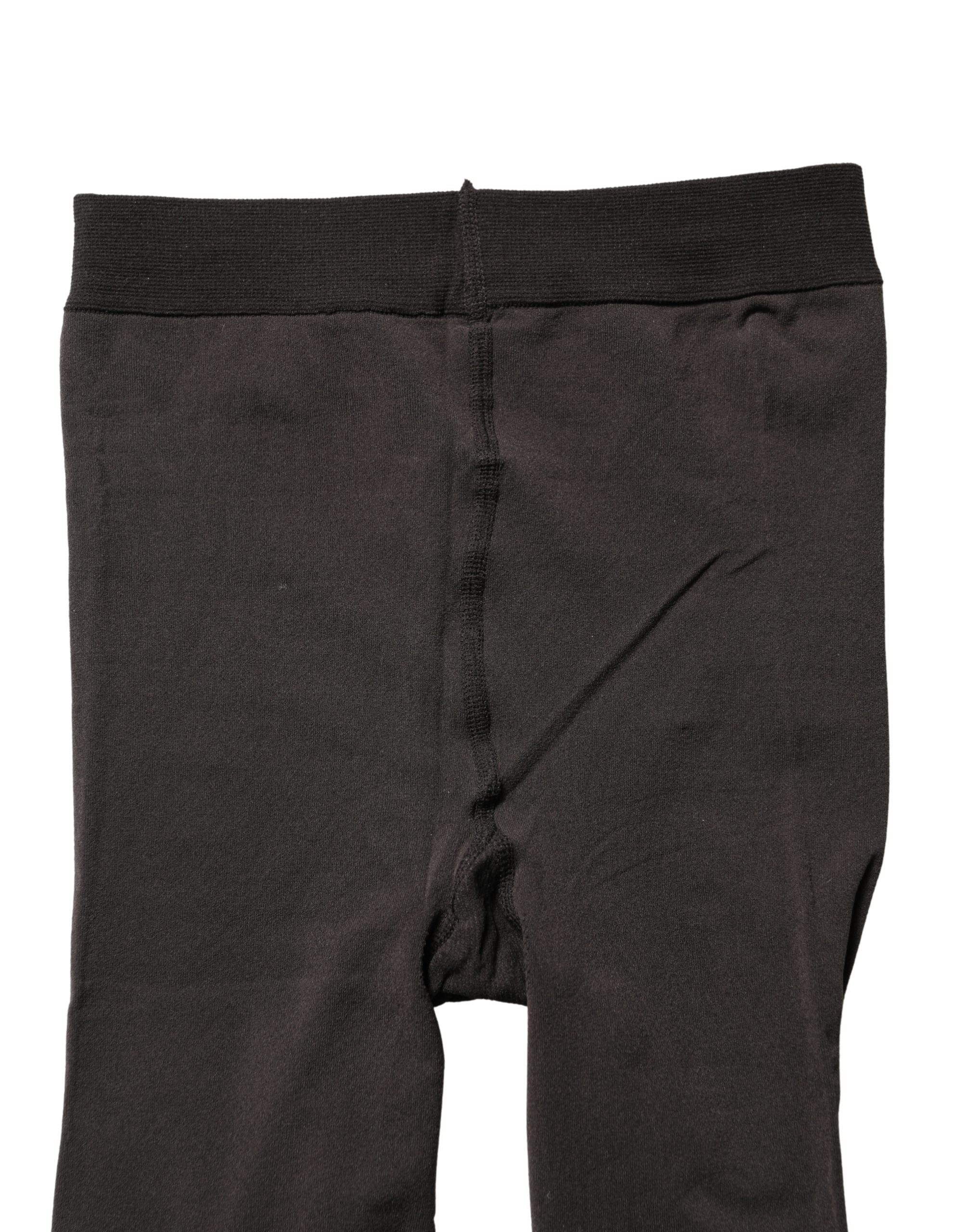 Dolce & Gabbana Black Nylon Tights Stocking Pantyhose Women Socks