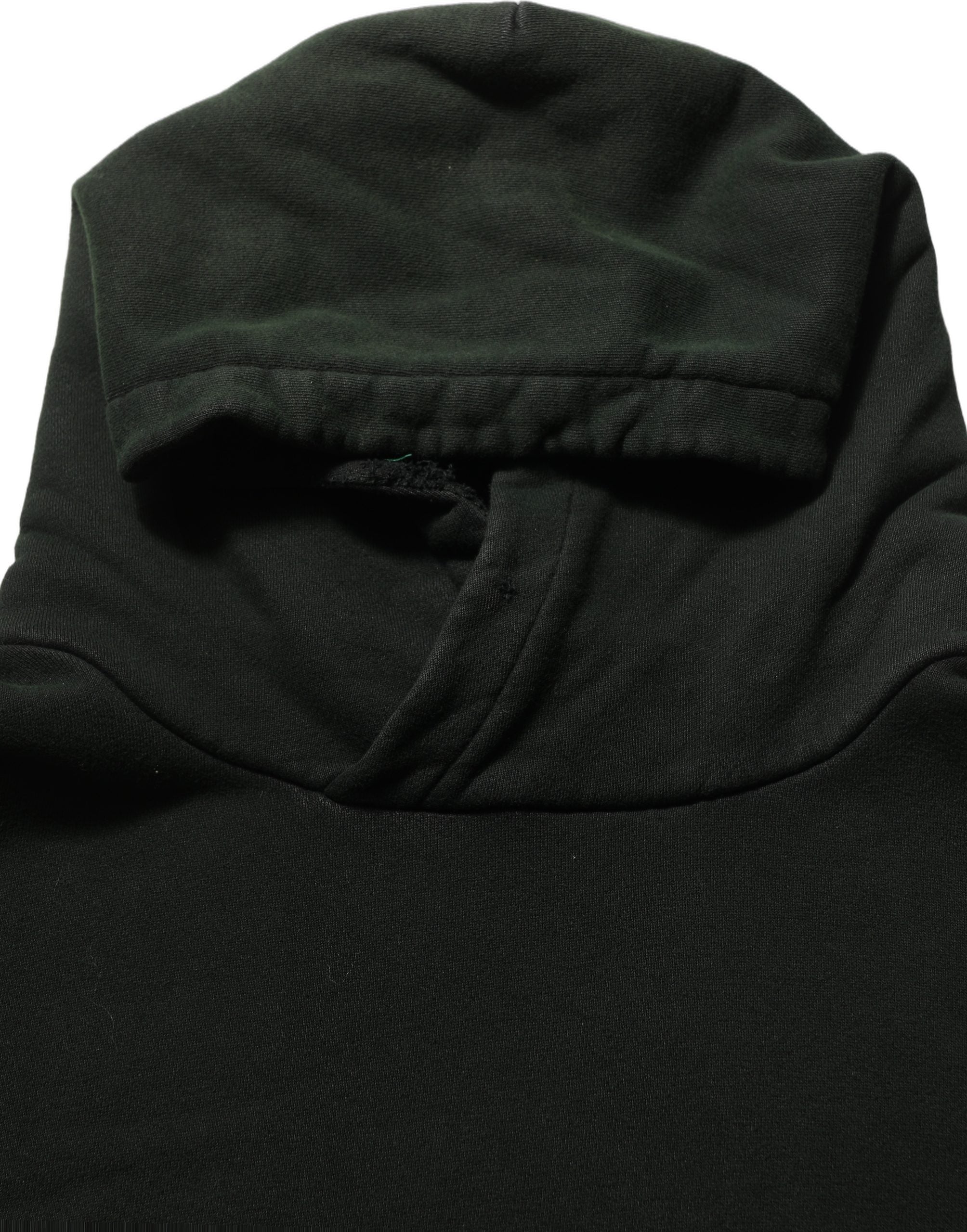 Dolce & Gabbana Black Cotton Hooded Men Sweatshirt Sweater