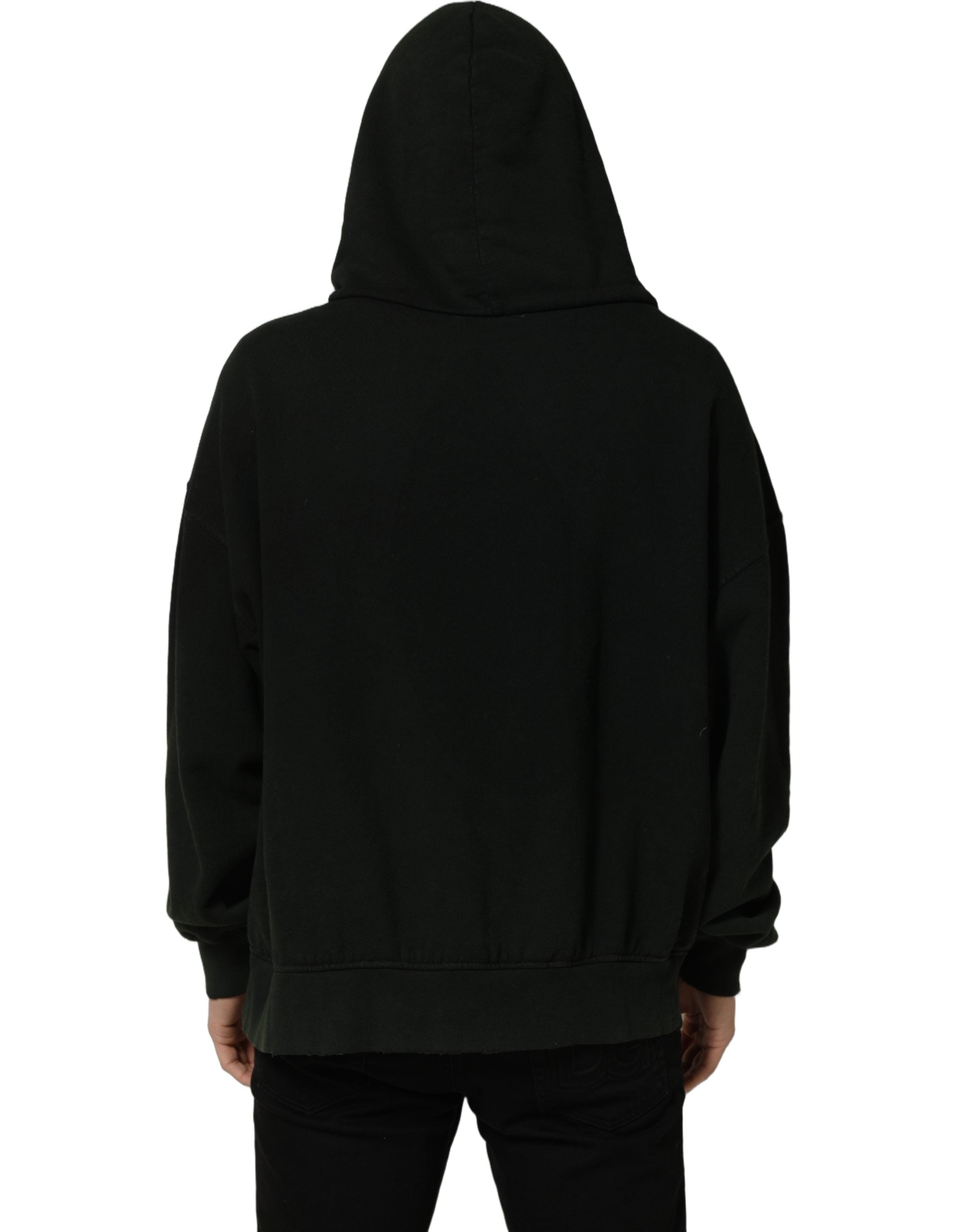 Dolce & Gabbana Black DGVIB3 Hooded Sweatshirt Men Sweater