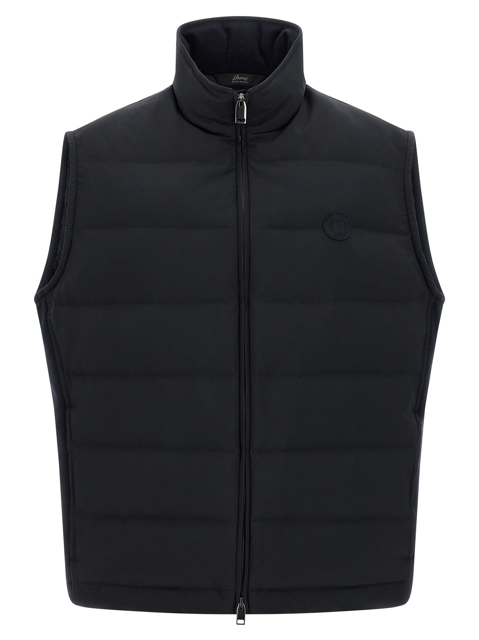 Brioni Blue Polyester Sleeveless Jacket