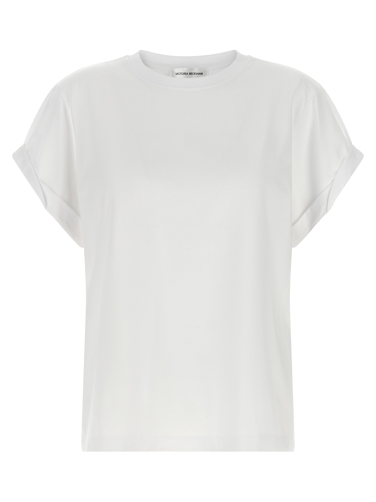 Victoria Beckham White Cotton T-Shirt