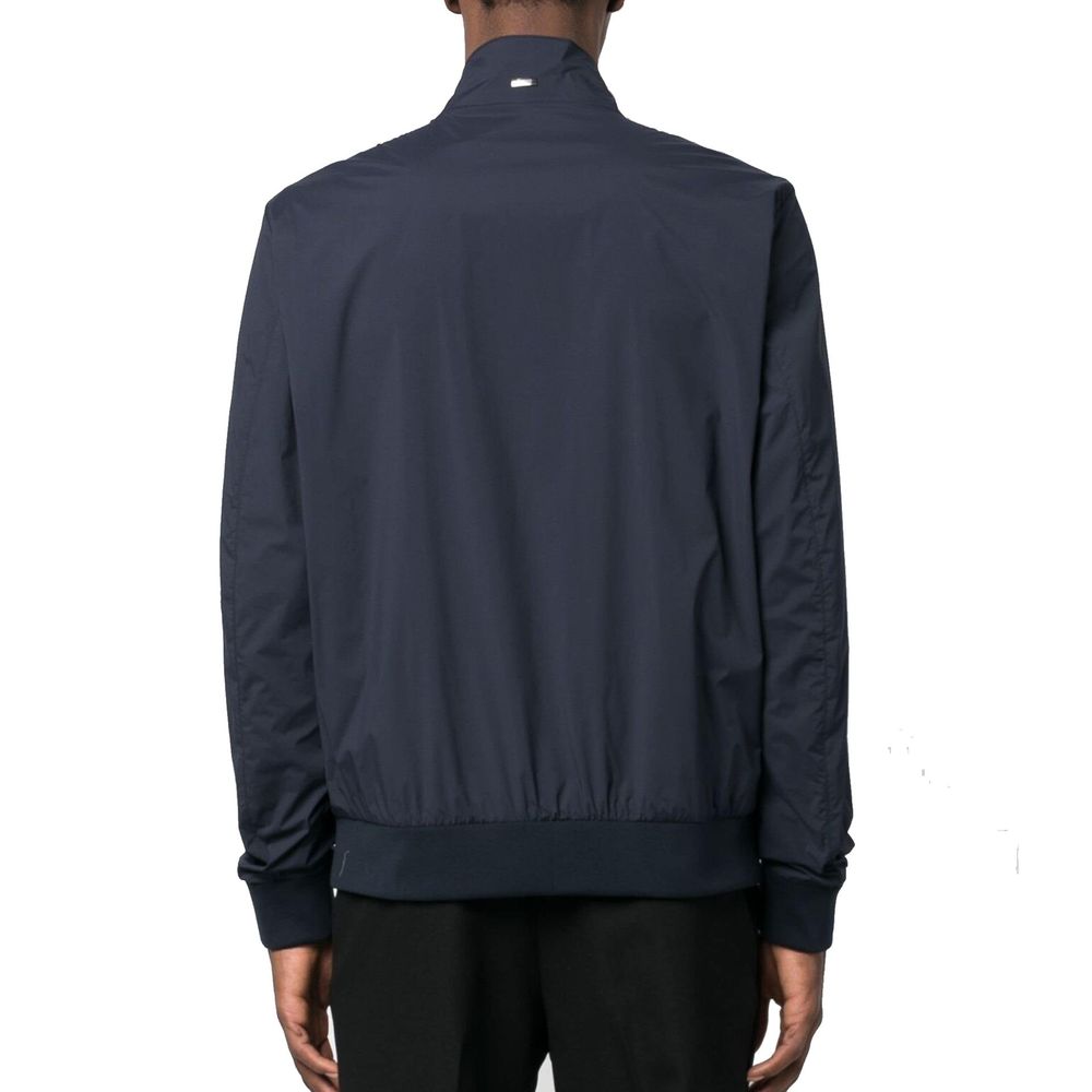 Herno Blue Polyester Bomber
