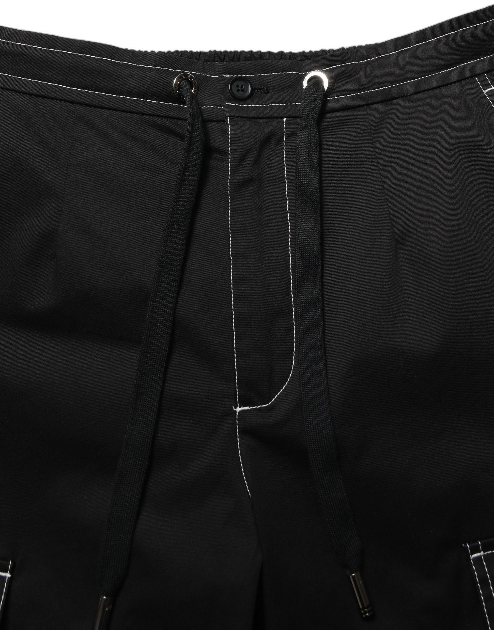 Dolce & Gabbana Black Vibe Cargo High Waist Straight Pants