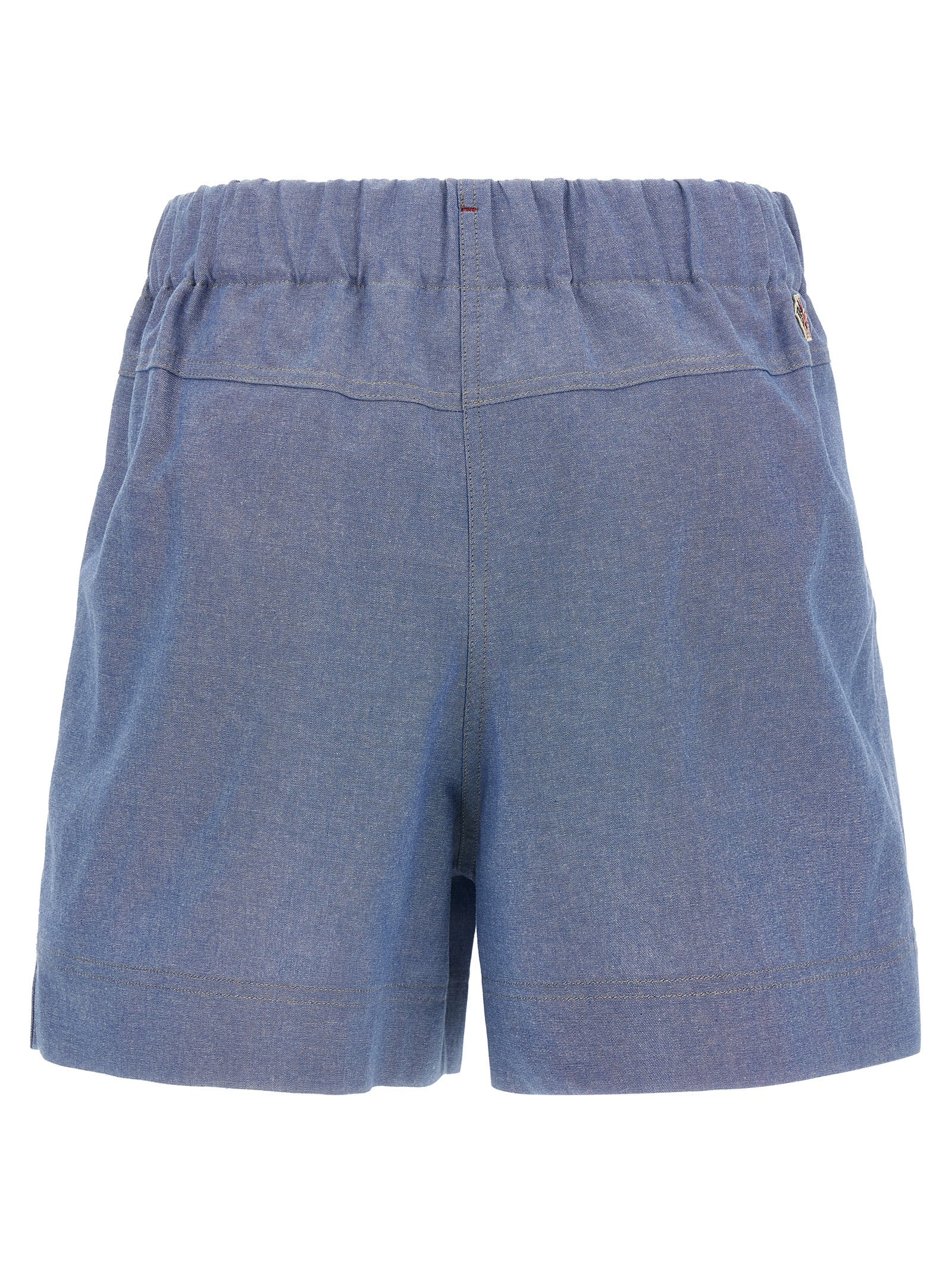 Moncler Grenoble Blue Cotton Bermuda Shorts