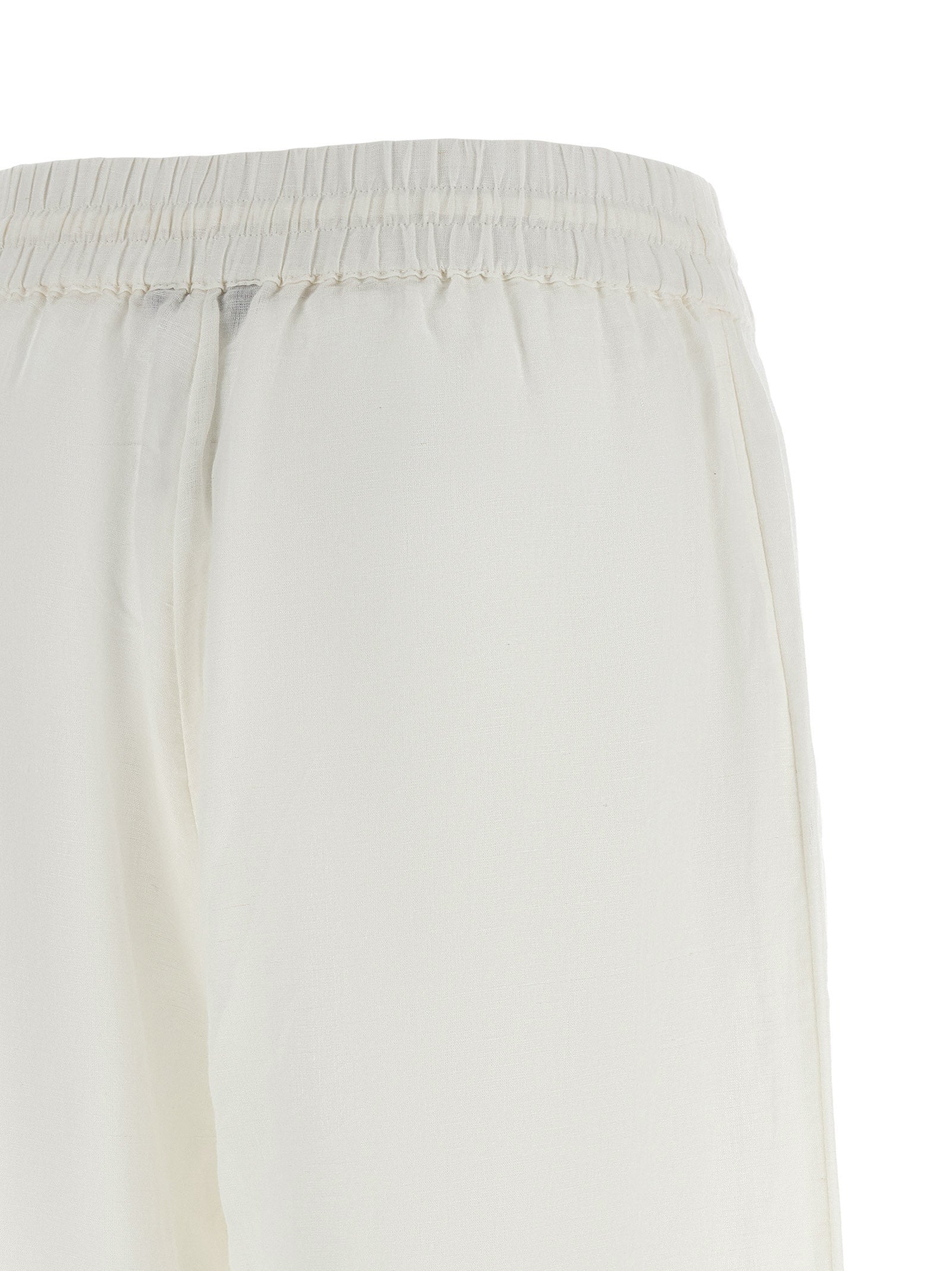 Polo Ralph Lauren White Linen Casual Pants