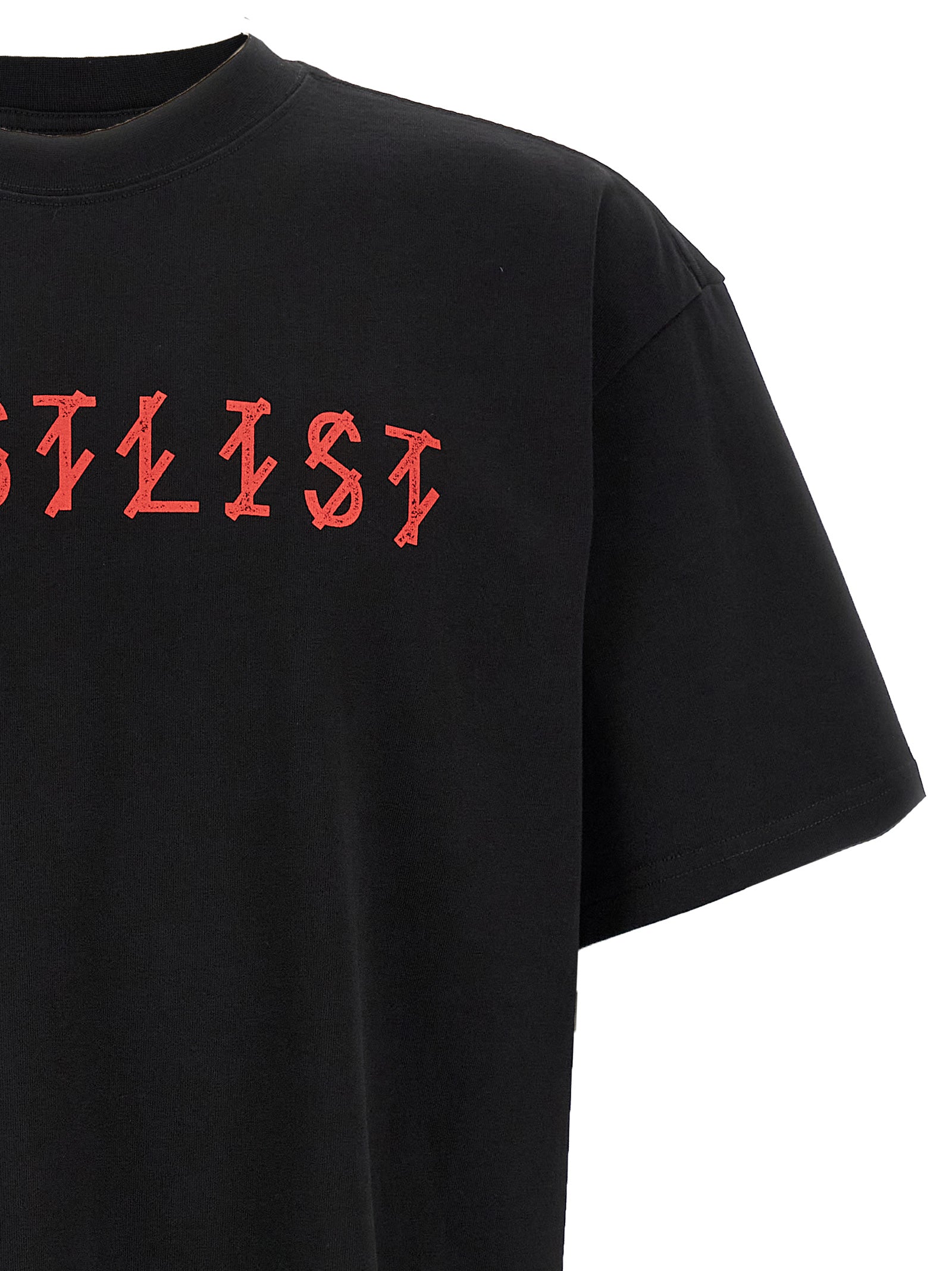 44 Label Group Black Cotton T-Shirt