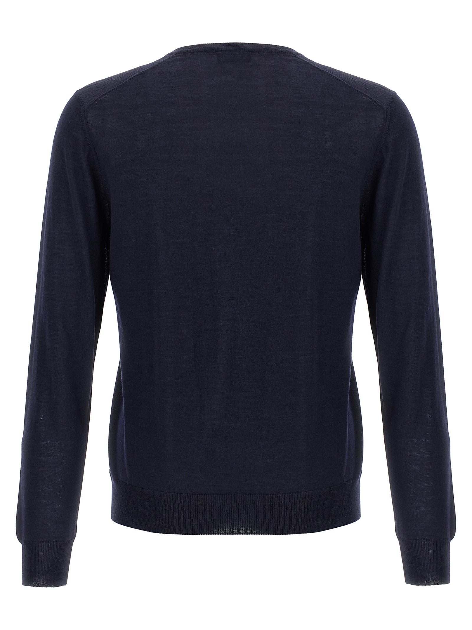 Barba Napoli Blue Wool Cardigan