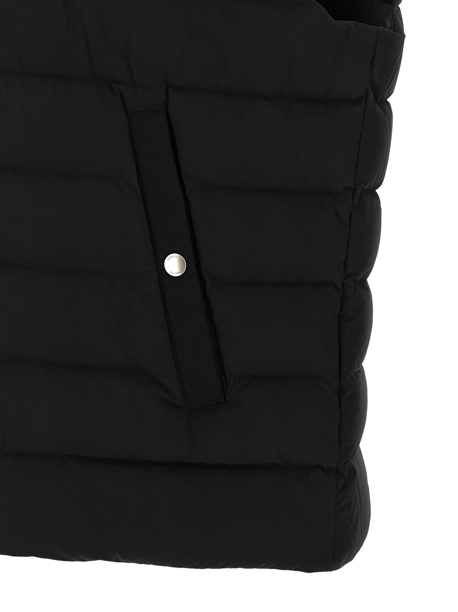 Mackage Black Nylon Sleeveless Jacket