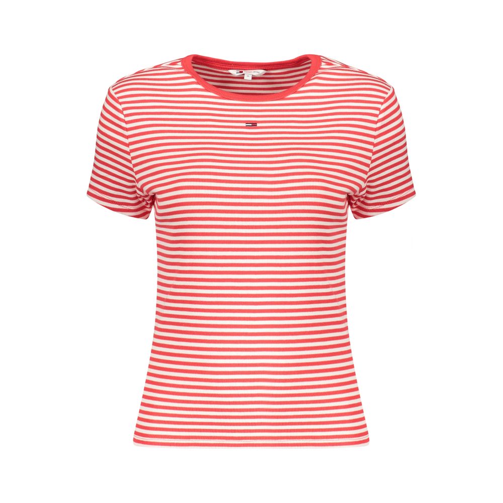 Tommy Hilfiger Red Cotton Women's T-Shirt
