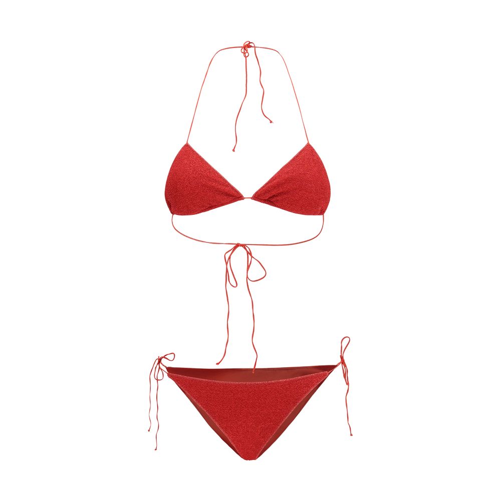 Oséree Red Elastane Bikini