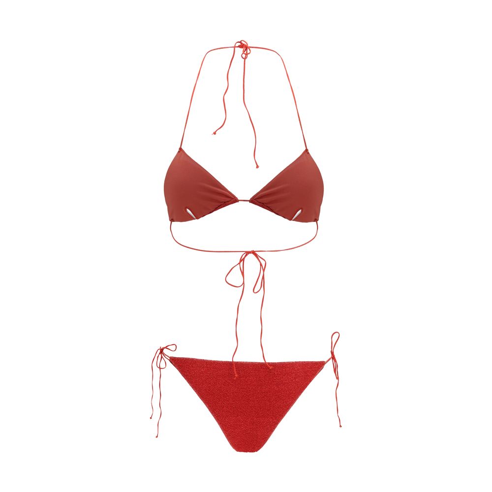 Oséree Red Elastane Bikini