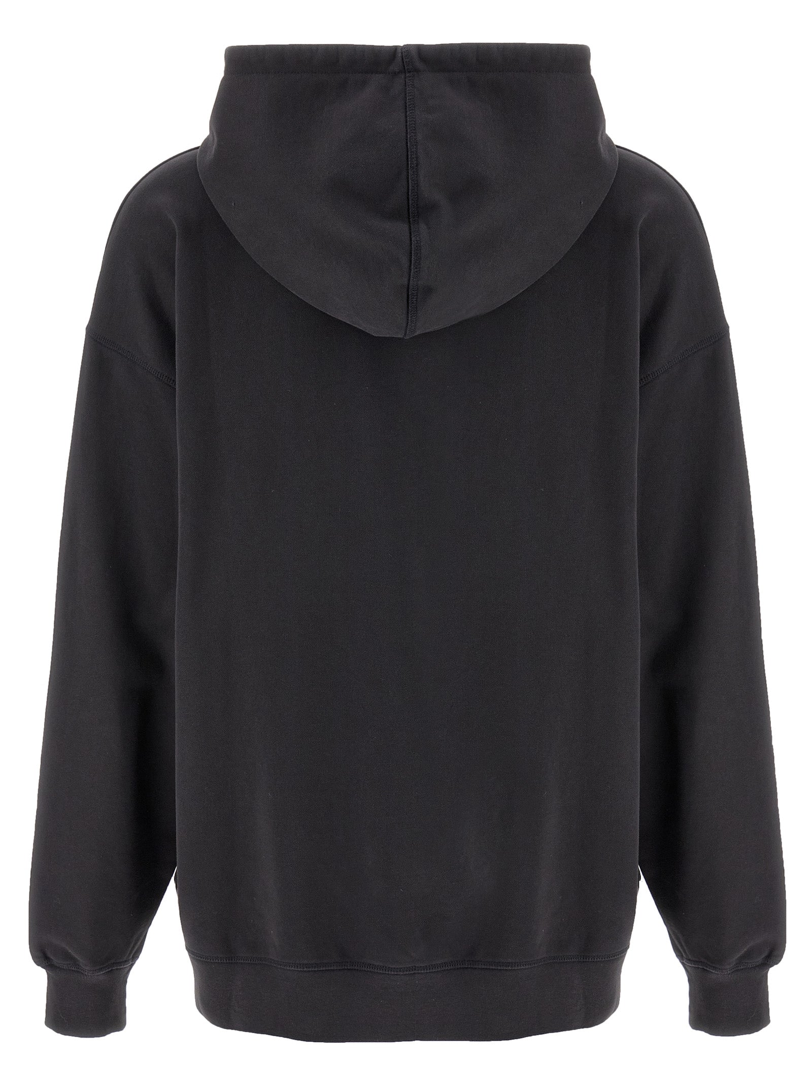 Ganni Gray Organic Cotton Hoodie