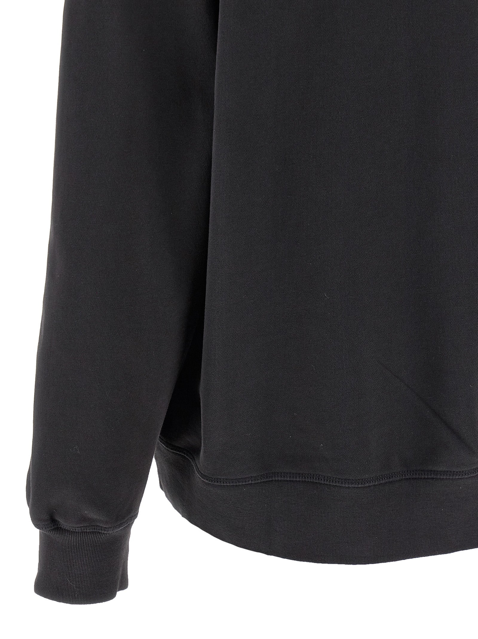 Ganni Gray Organic Cotton Hoodie