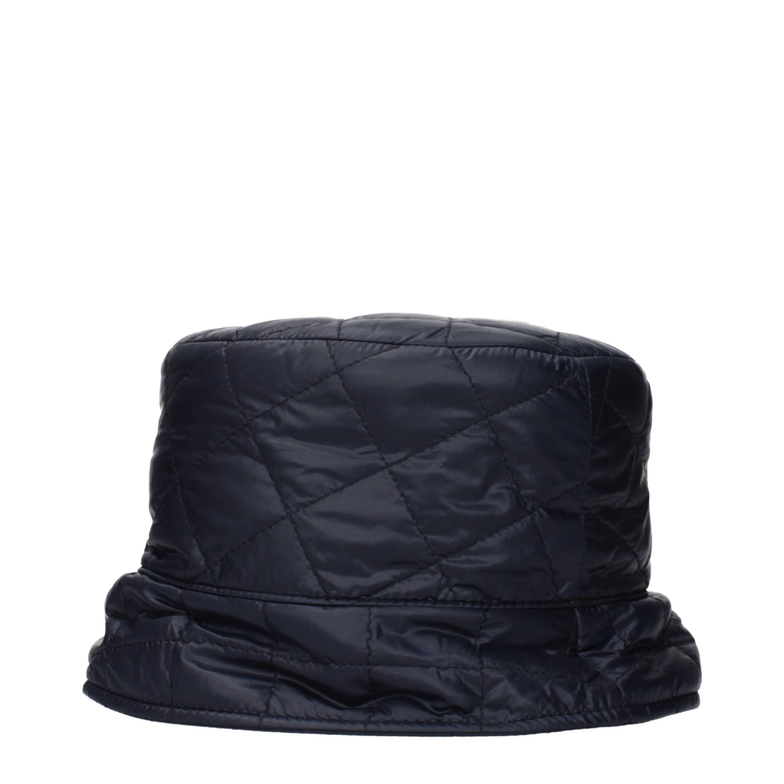 Moncler Blue Cotton Bucket Hat