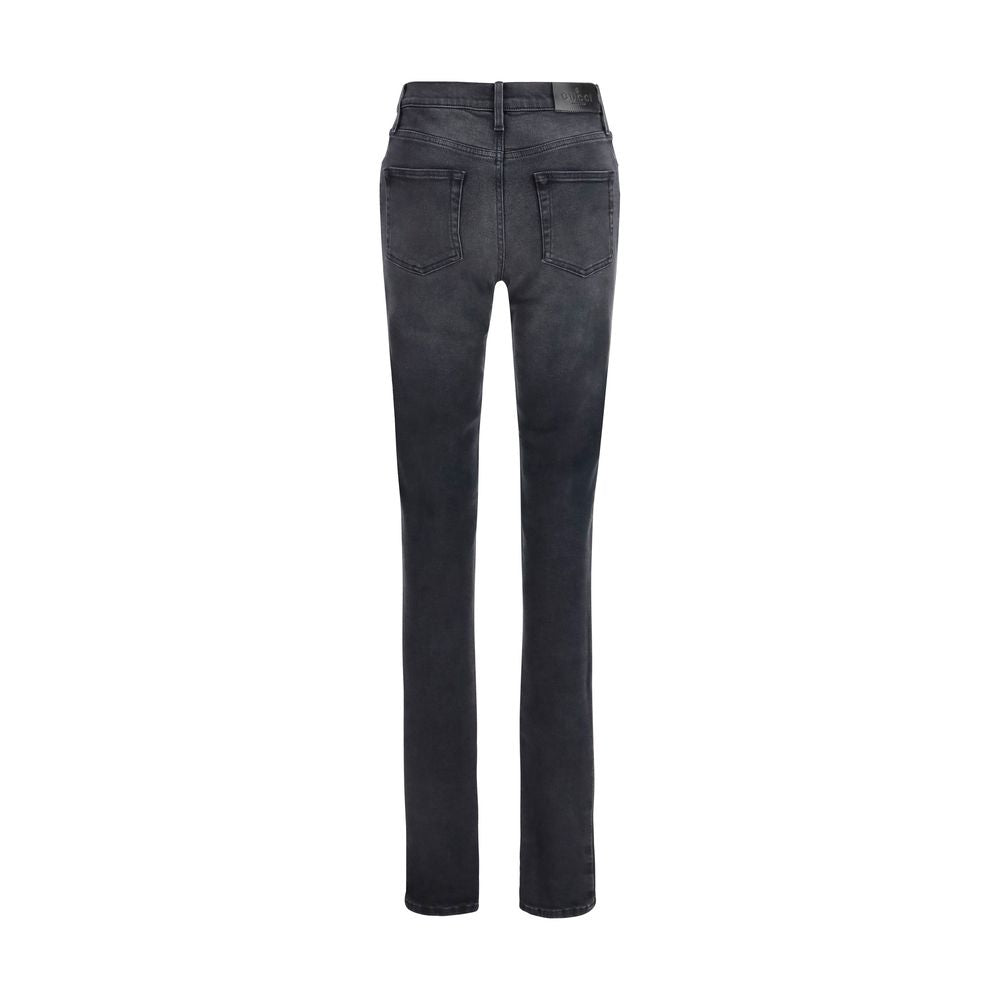 Gucci Black Cotton Skinny Jeans