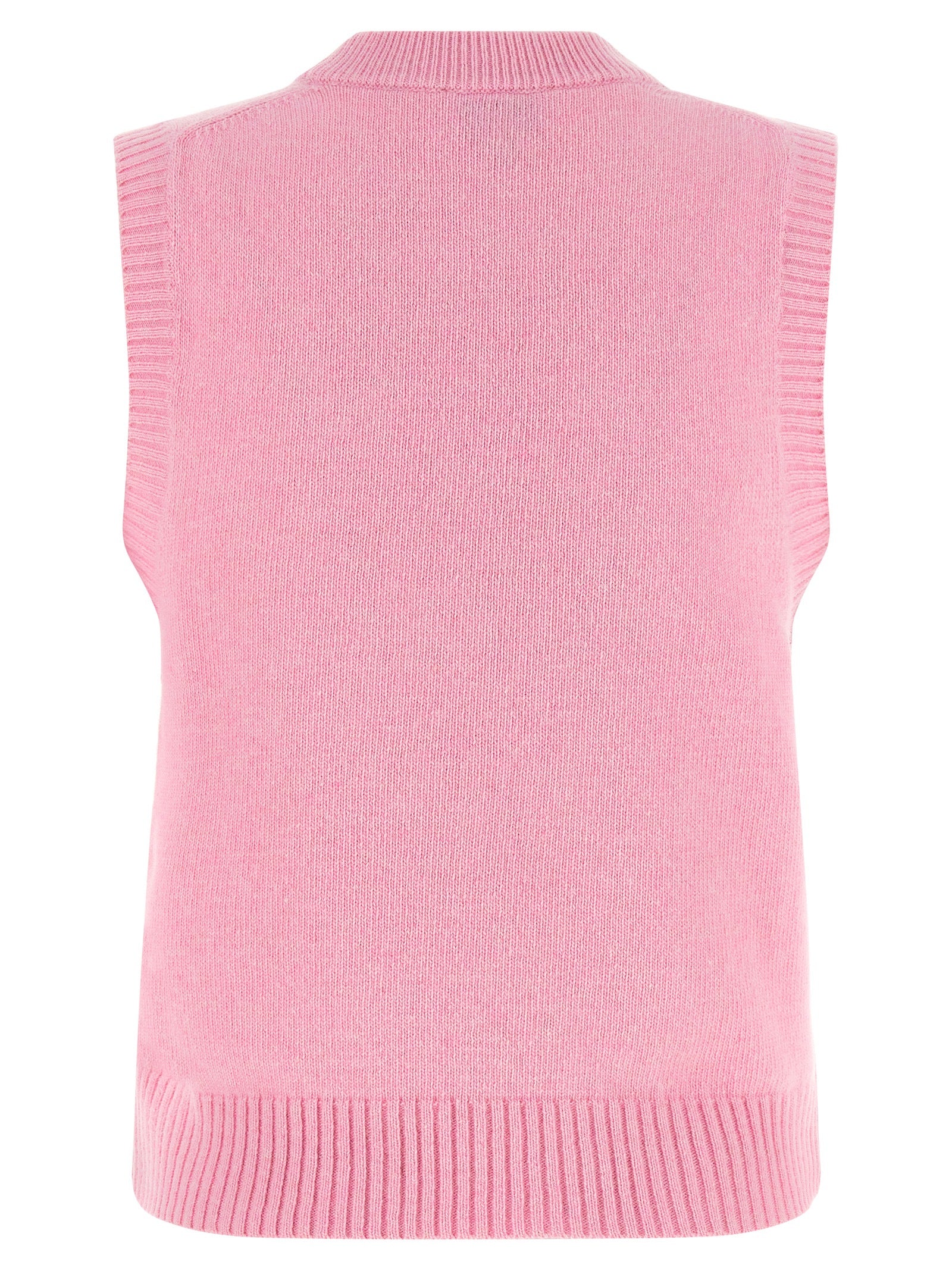 Ganni Multicolor Wool Sleeveles Sweater