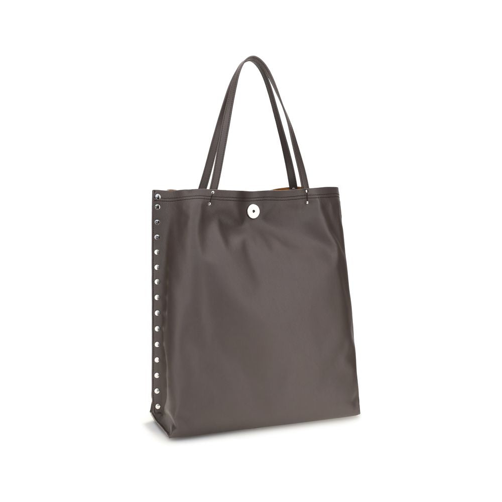 Zanellato Gray Calf Leather Bos Taurus Shoulder Bag