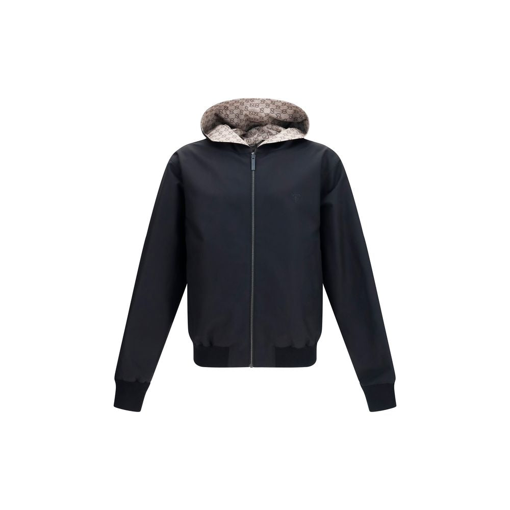 Gucci Black & Beige Reversible Jacket