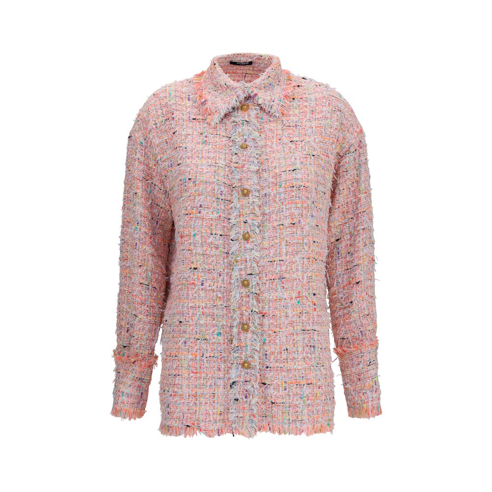 Balmain Multicolor Polyamide Pattern Shirt