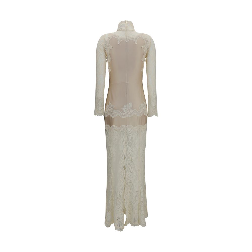 Rabanne Beige Polyamide Long Dress