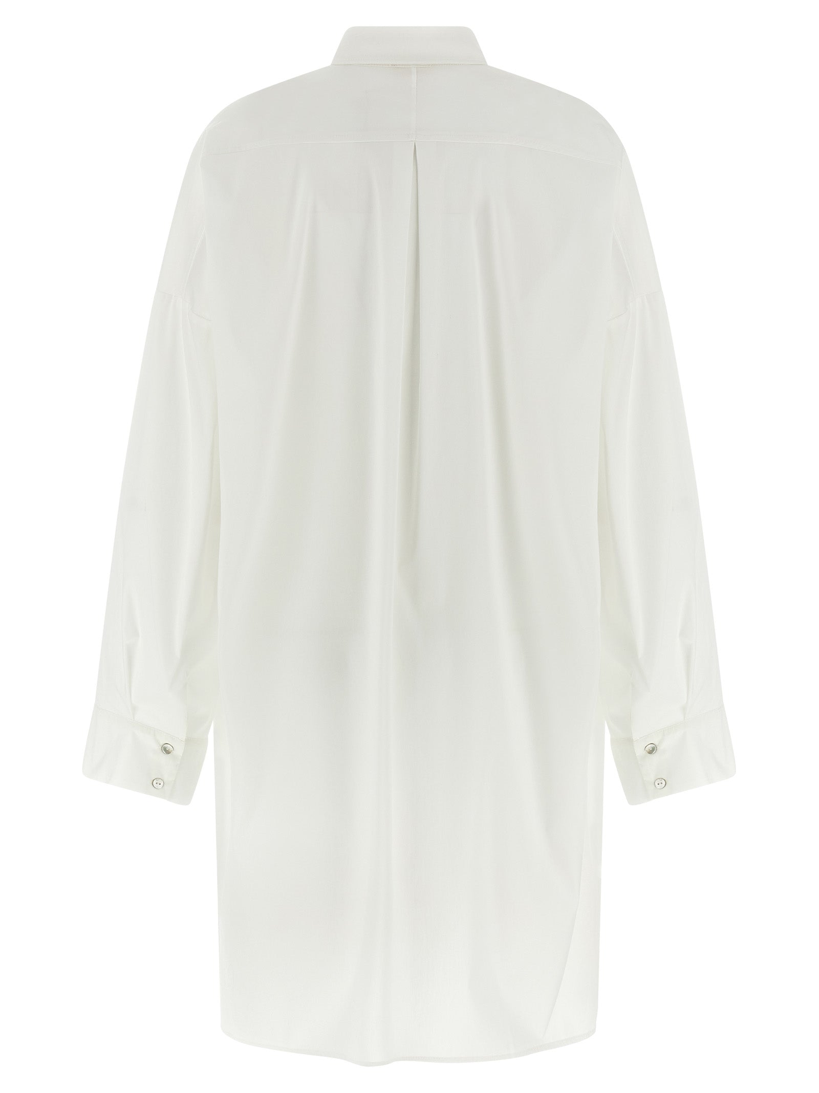 DI.LA3 PARI' White Silk Blouse