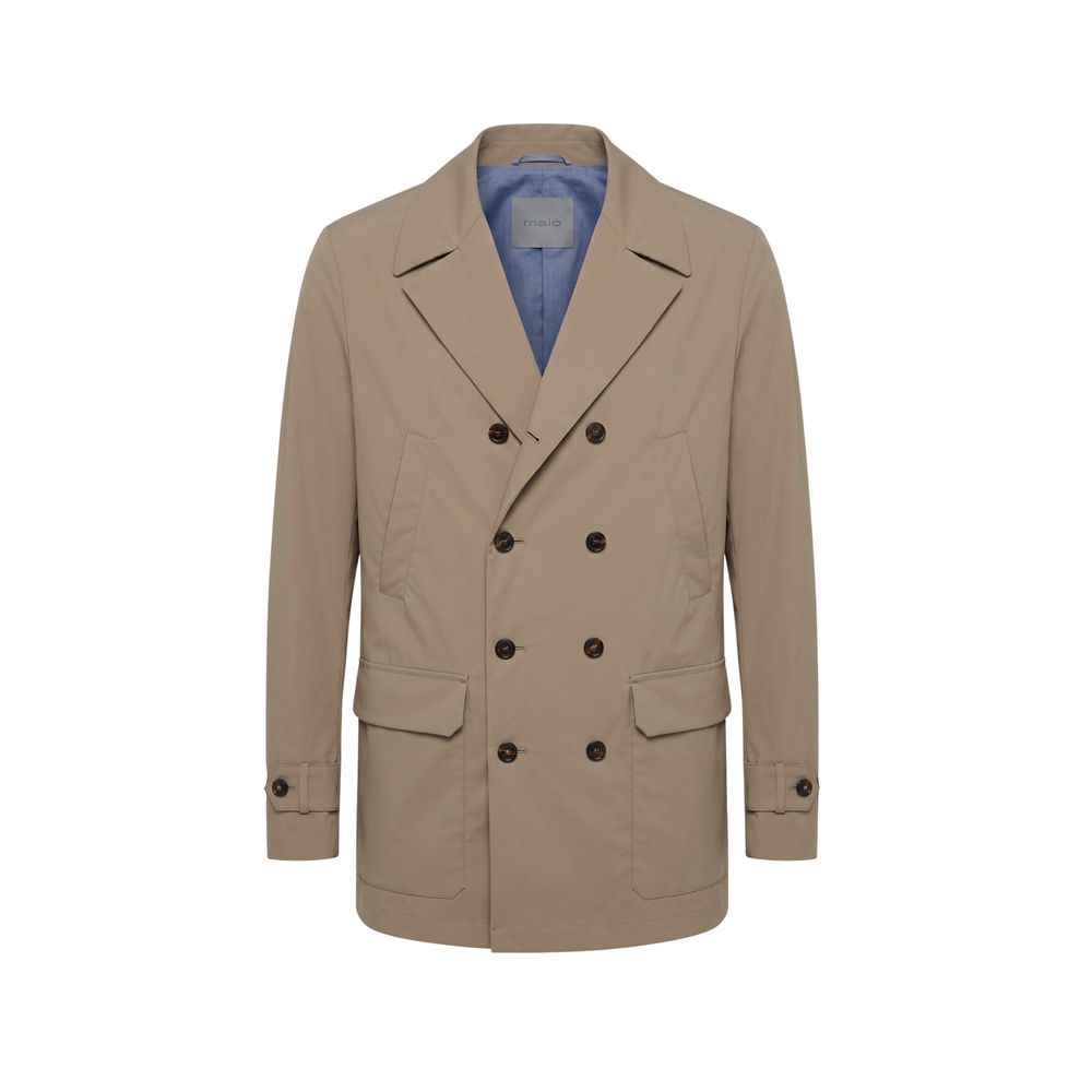 Malo Brown Cotton Men's Jacket