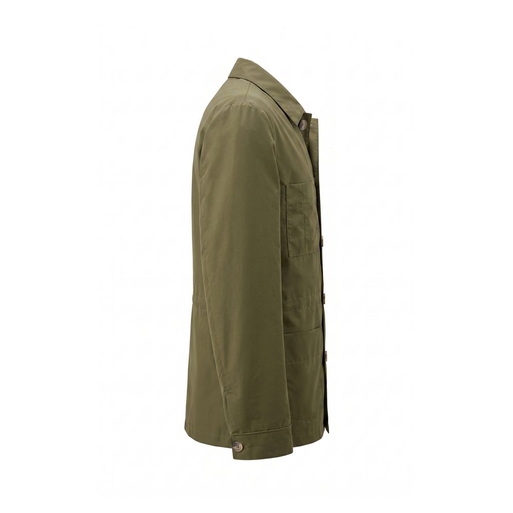 Malo Green Nylon Men Jacket
