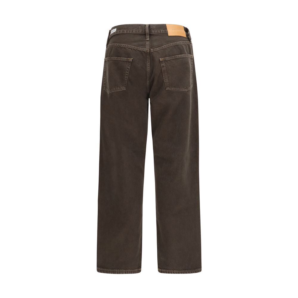 Sunflower Brown Cotton Relaxed Fit Jeans