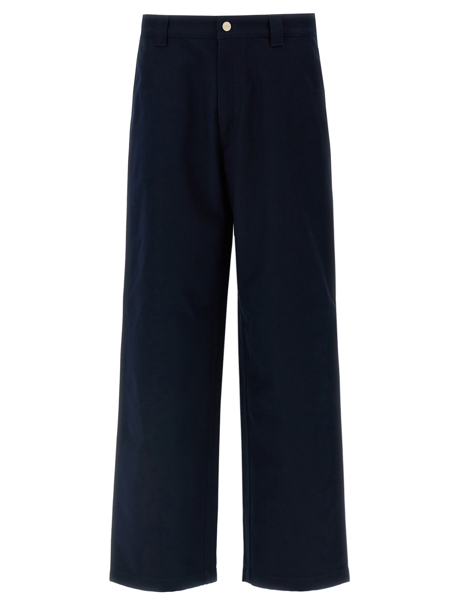Gucci Blue Cotton Casual Pants