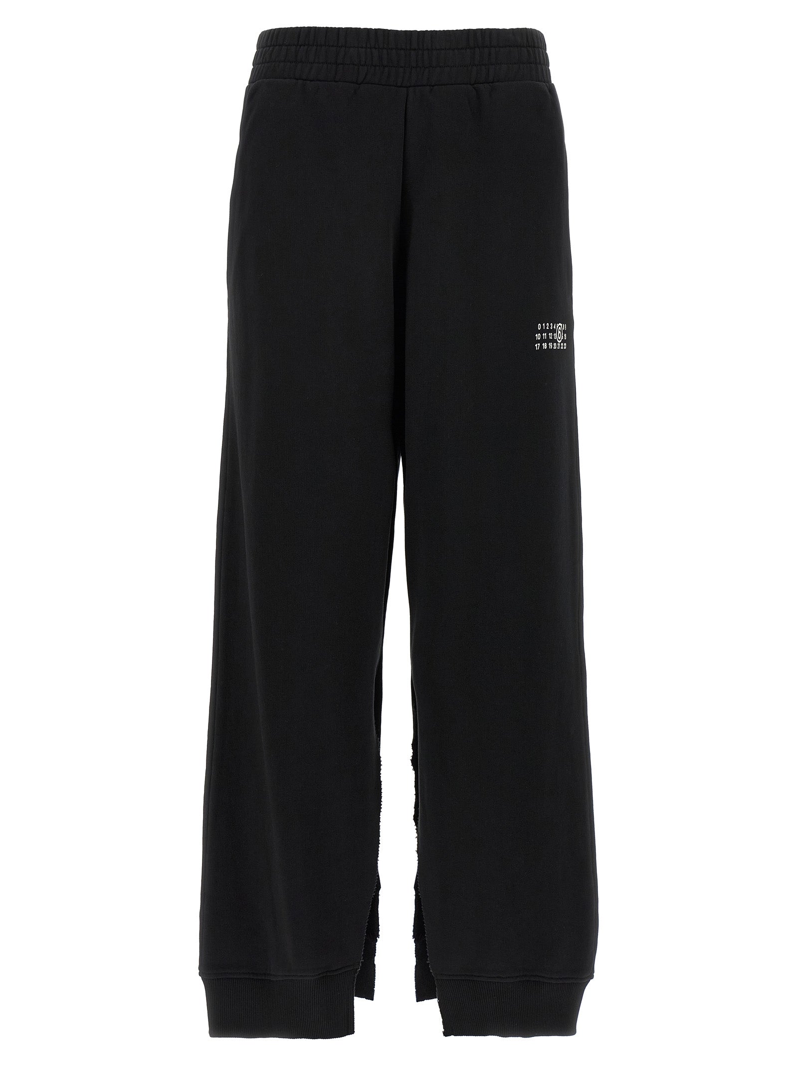 MM6 Maison Margiela Black Cotton Joggers (Workout Pants)