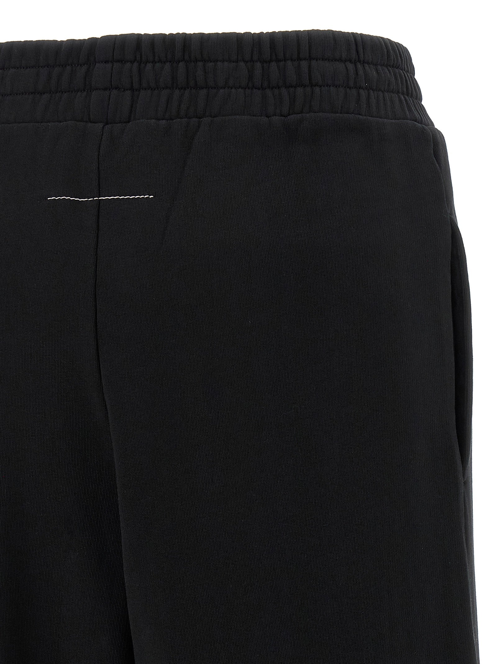 MM6 Maison Margiela Black Cotton Joggers (Workout Pants)