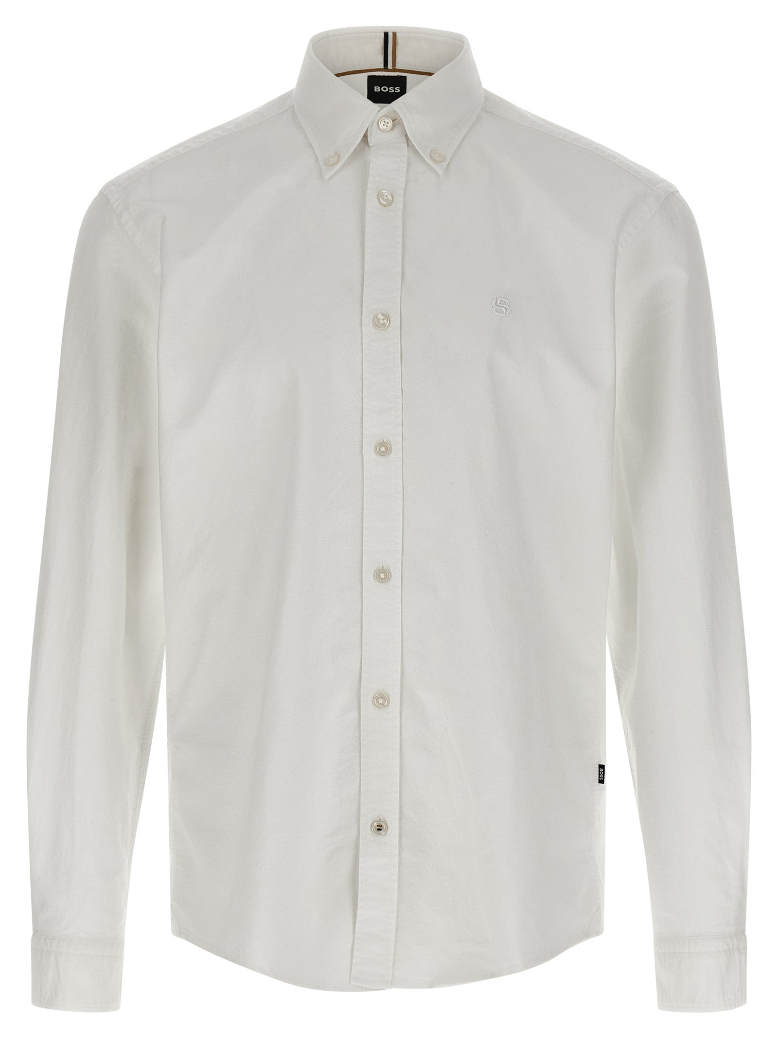 Hugo Boss White Cotton Blouse