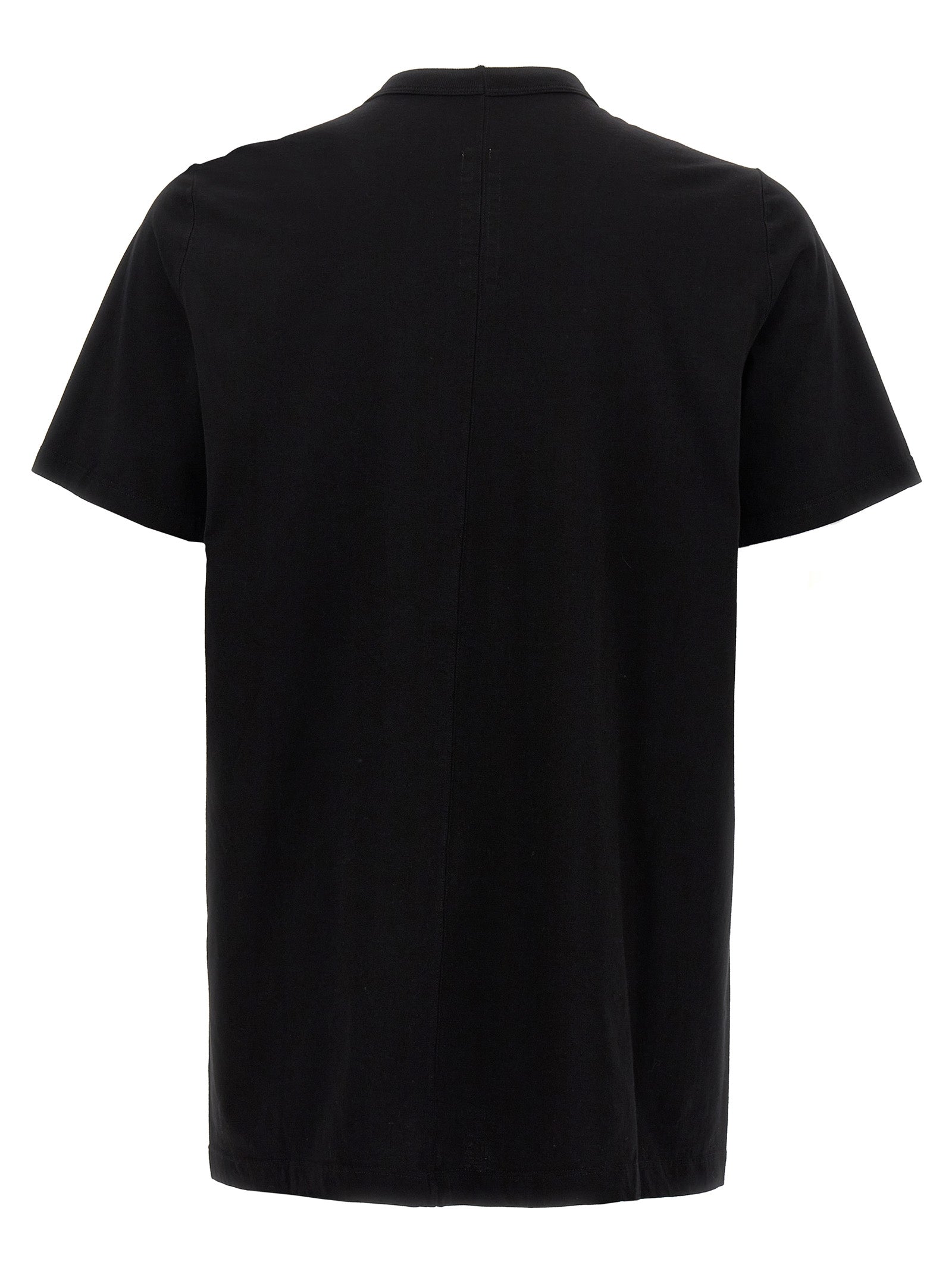 Rick Owens Black Cotton T-Shirt