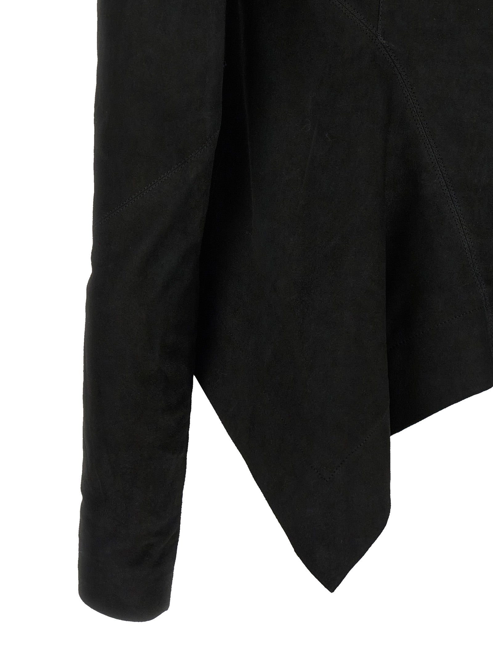 Rick Owens Black Lamb Leather Leather Jacket