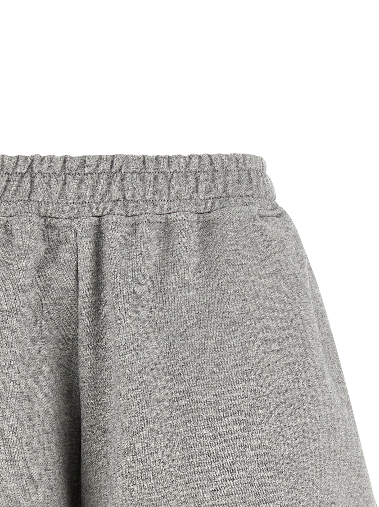 Ganni Gray Organic Cotton Bermuda Shorts