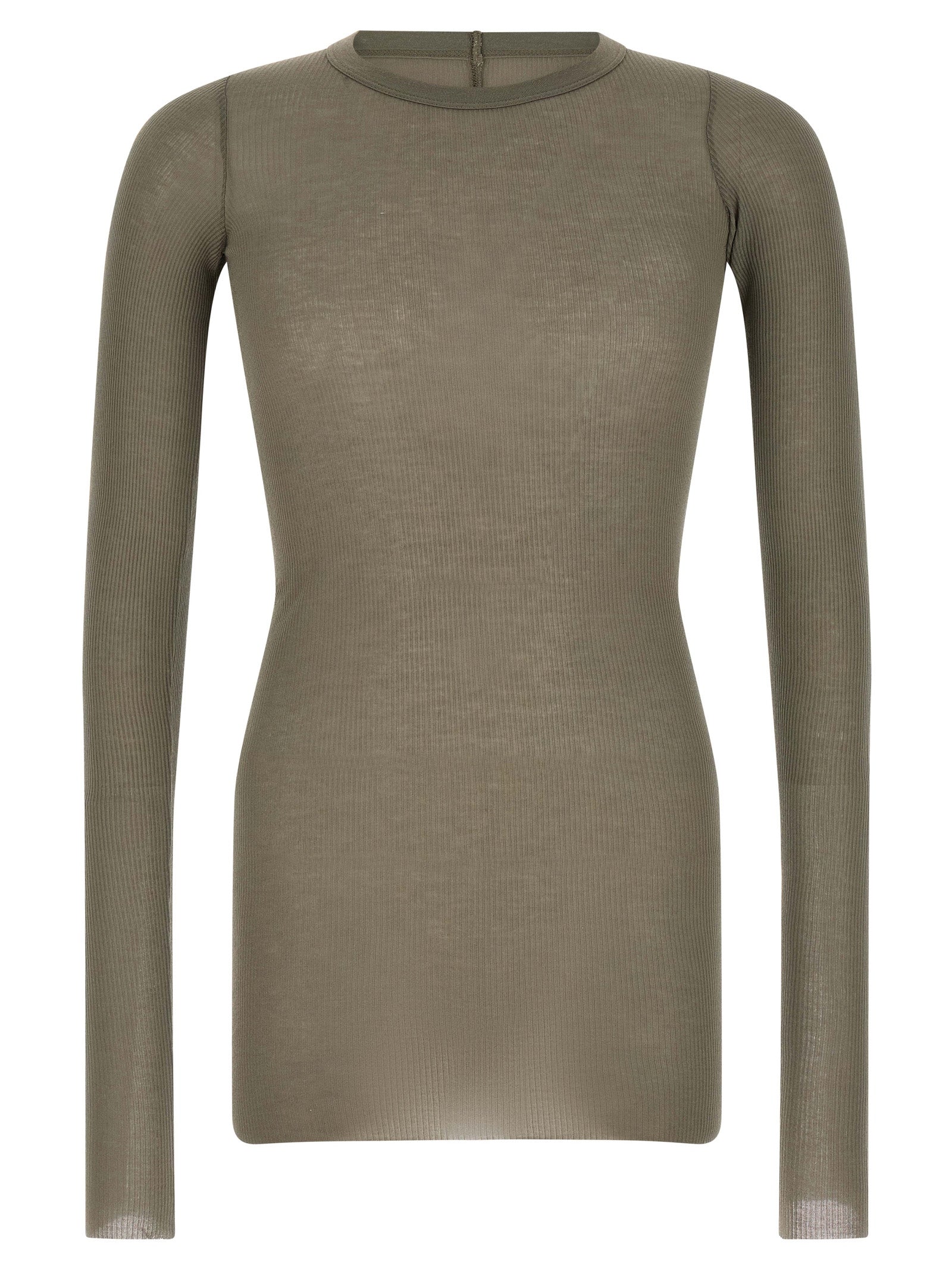 Rick Owens Gray Viscose T-Shirt
